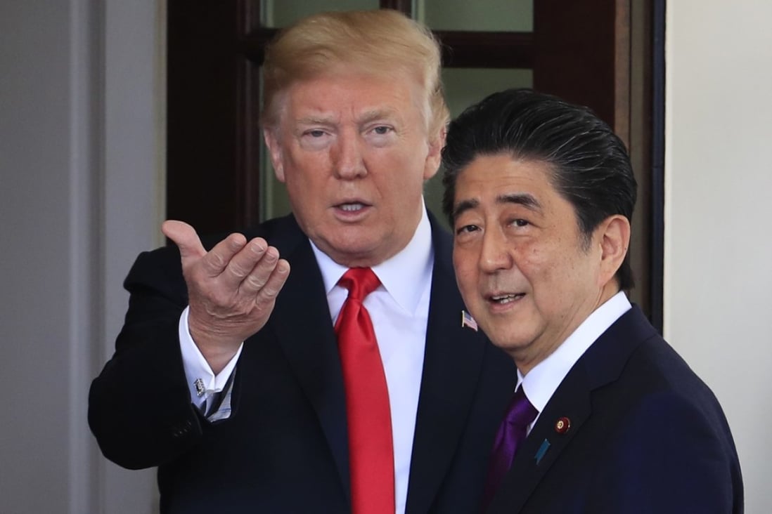 Trump describes Abe as one of the people he is closest with. Photo: AP