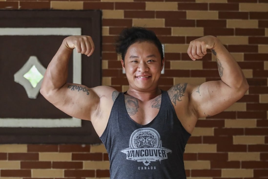 Bodybuilder Siufung Law Wan-ling says the sport has allowed her to transcend boundaries, even though she identifies as a man but has had to compete as a woman. Photo: Jonathan Wong