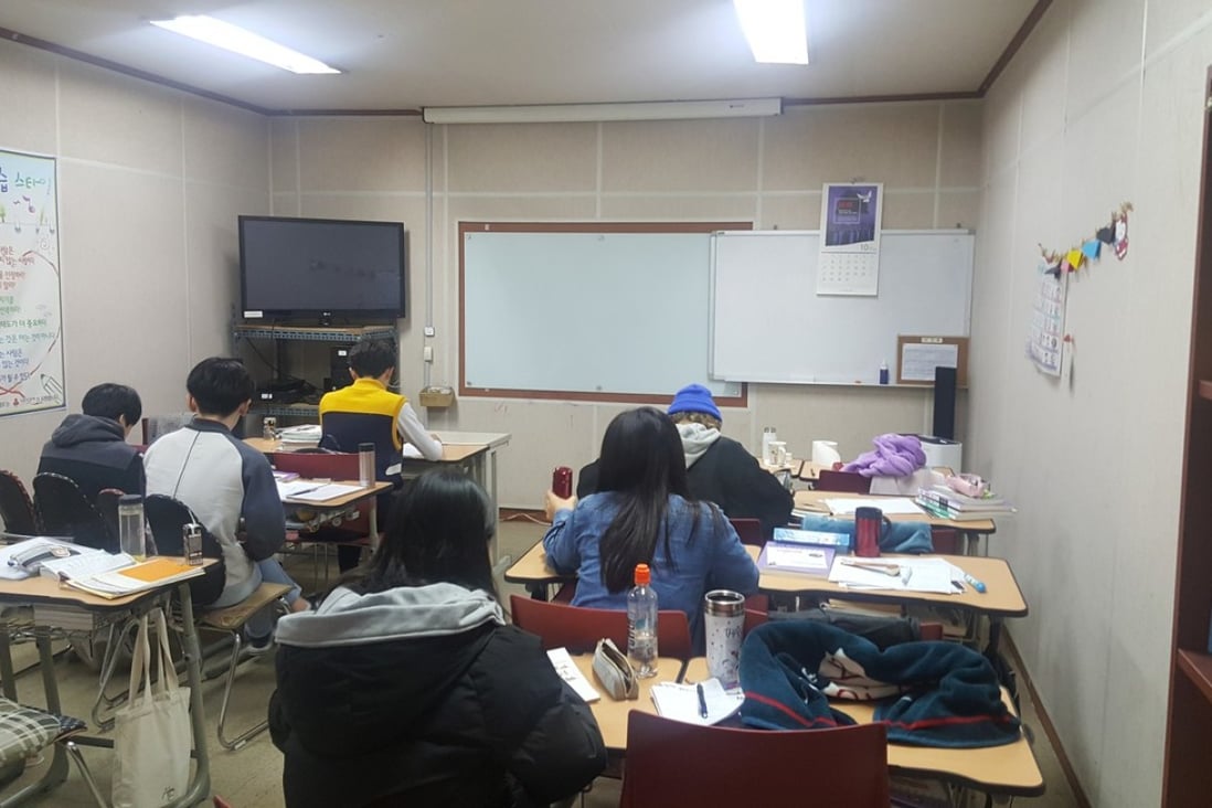 A class at Haankkum school, which caters to North Korean defectors. Photo: David Lee