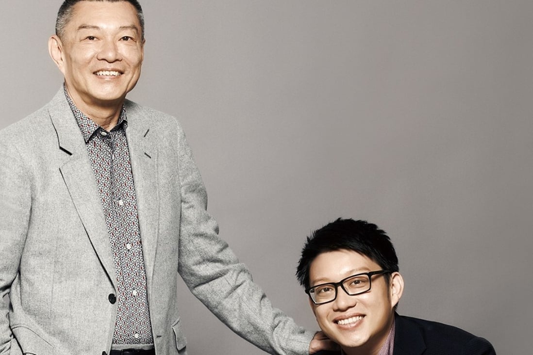 (from left) Hank Wu, chairman, and Kevin Wu, chief operating officer