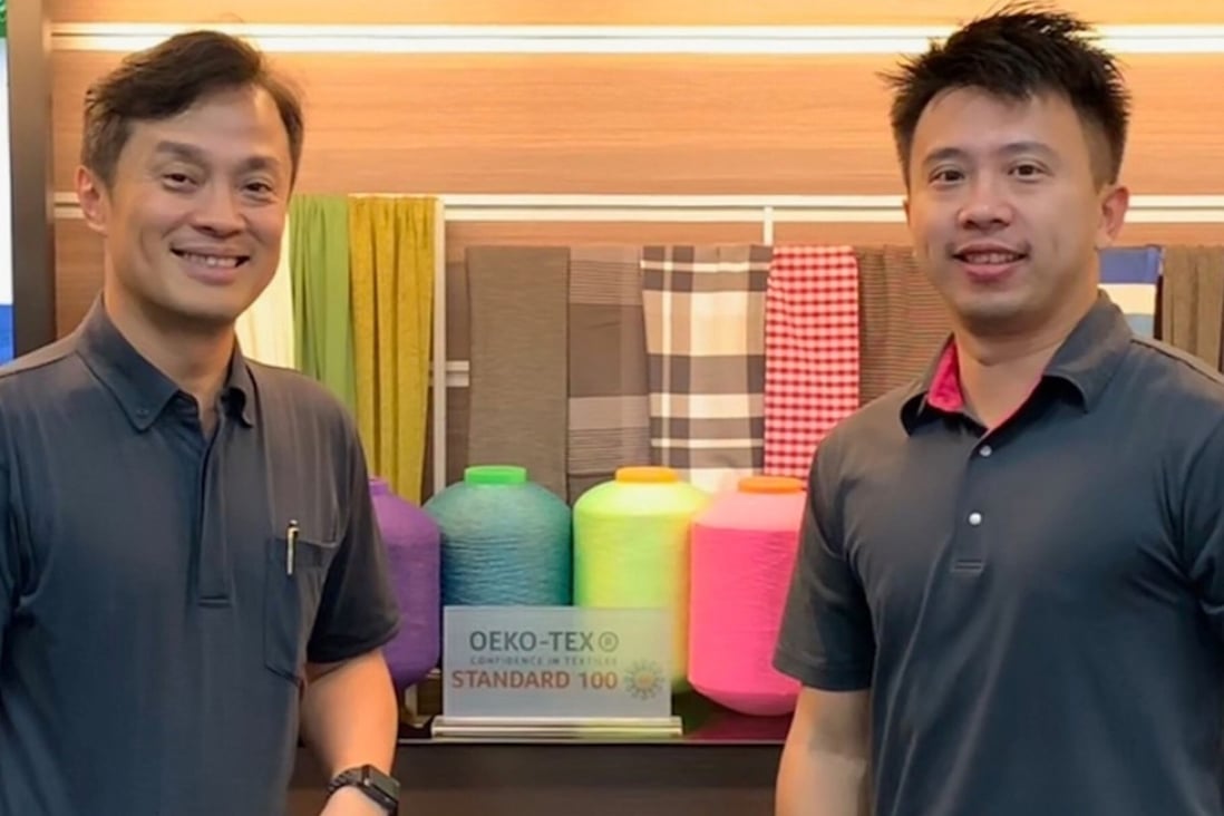 (From left) Kevin Yu, vice-president, and Richard Yu, marketing manager