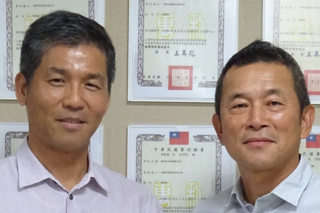 (From left) Wonder Chang, president, Chime Ball Technology and Ray Lu, general manager, Bao Hong Semi Technology