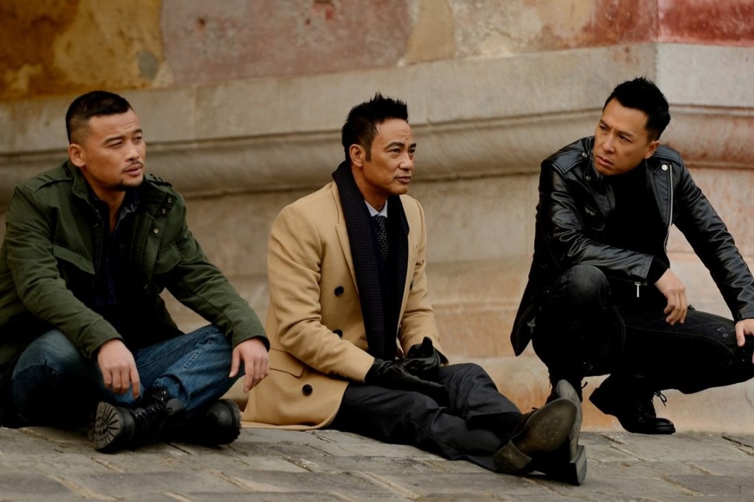 (From left) Yu Kang, Simon Yam and Donnie Yen in a still from Iceman: The Time Traveler.