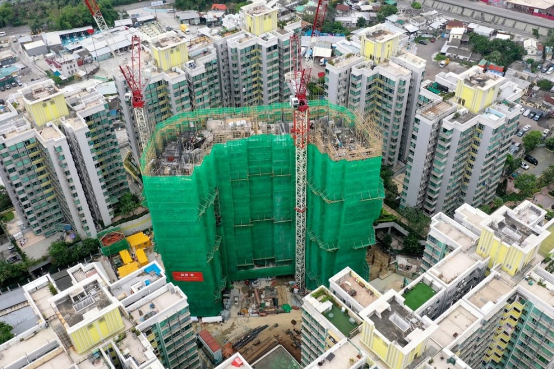 A drone’s view of Reach Summit under construction in Yuen Long, as of 16 November 2018. SCMP / Winson Wong
