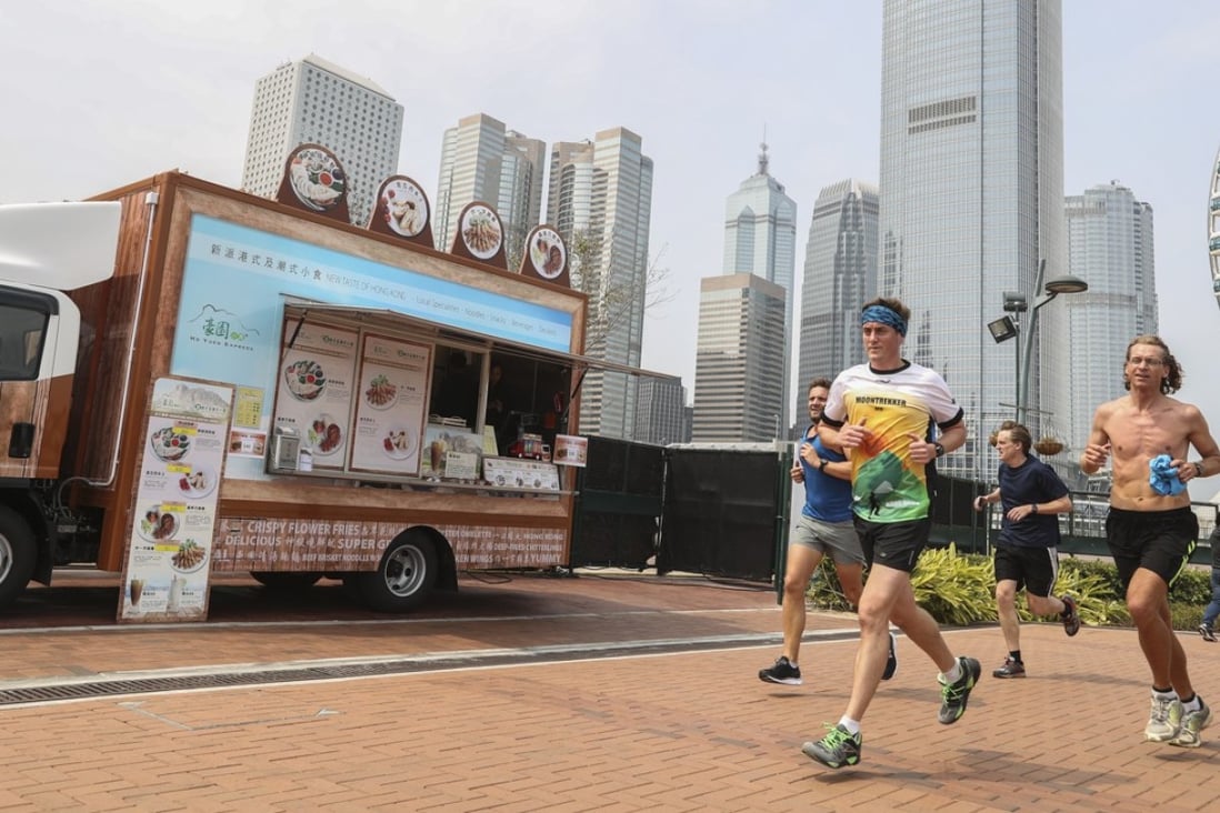 The Ho Yuen Express food truck at Central Harbourfront. Photo: Nora Tam