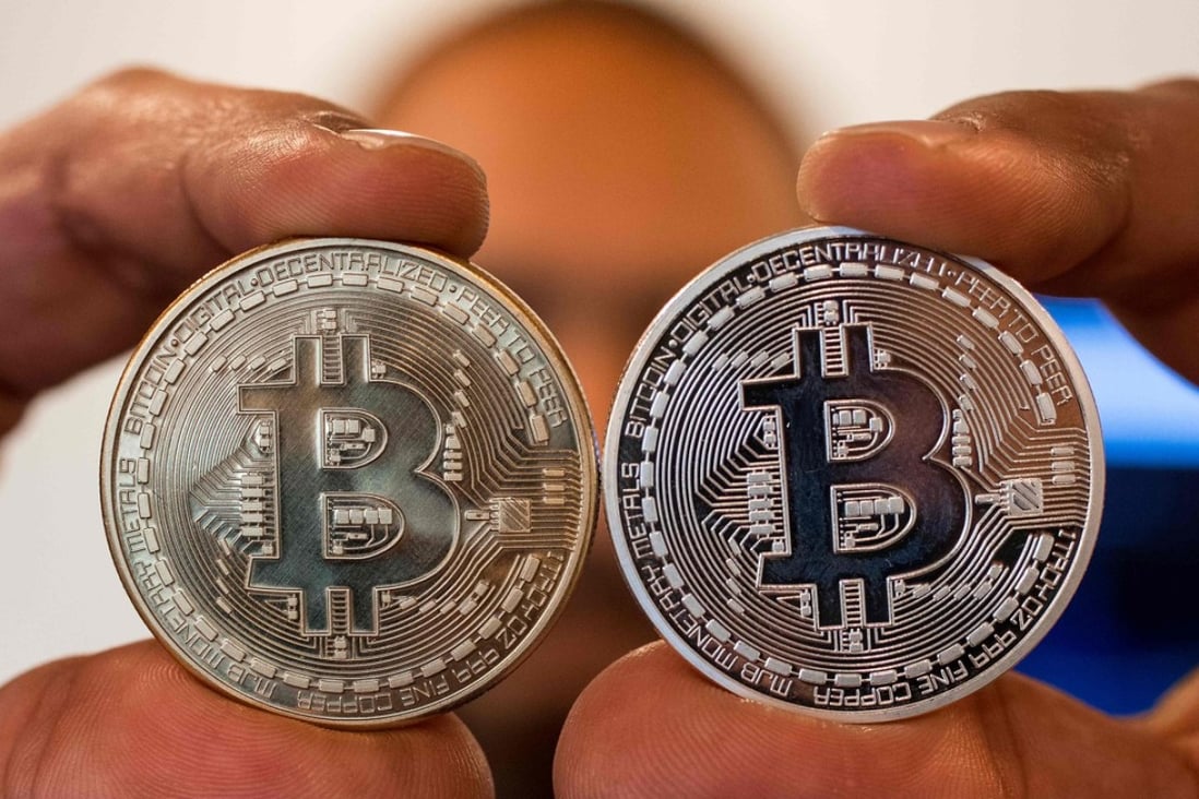 Bitcoin slumped on Tuesday to its lowest this year as prices fell as much as 10 per cent to breach US$4,300, coinciding with broader drops in the world’s financial markets. Photo: Agence France-Presse