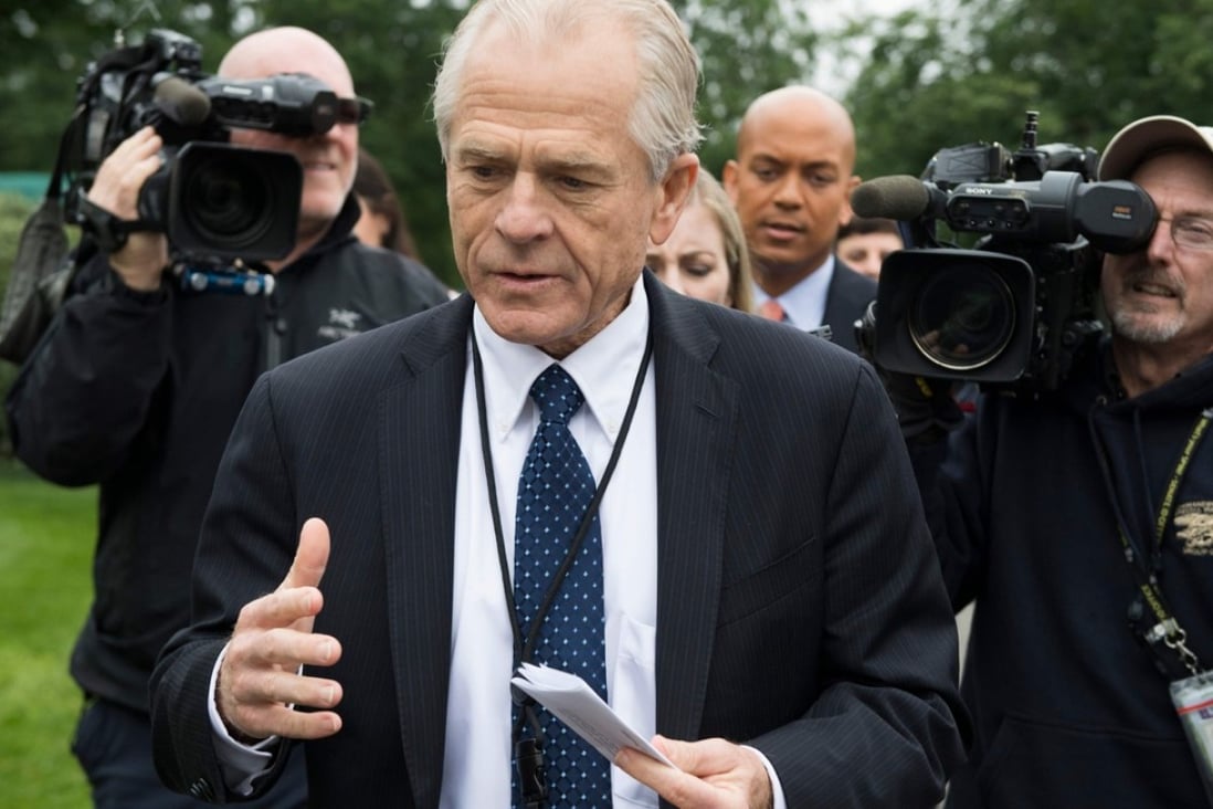 Peter Navarro has accused Wall Street “globalist billionaires” of acting on Beijing’s behalf, and in their own interests, in seeking a truce in the trade war. Photo: AFP