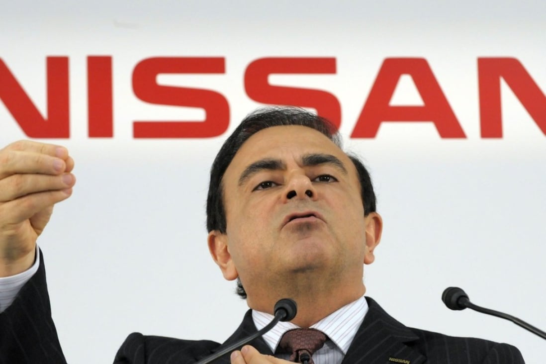 Carlos Ghosn during Nissan's press conference in Yokohama on May 12, 2010. Photo AFP