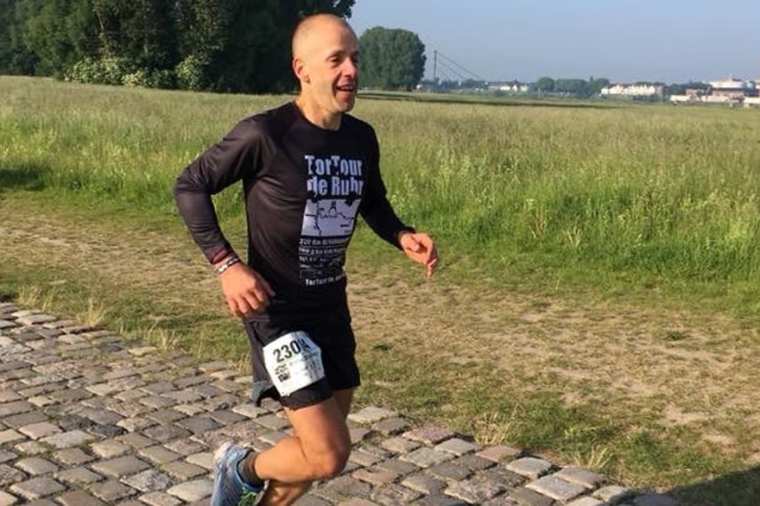 Approaching the finish of the 230 km TorTour de Ruhr ultramarathon. Photo Jens Witzel