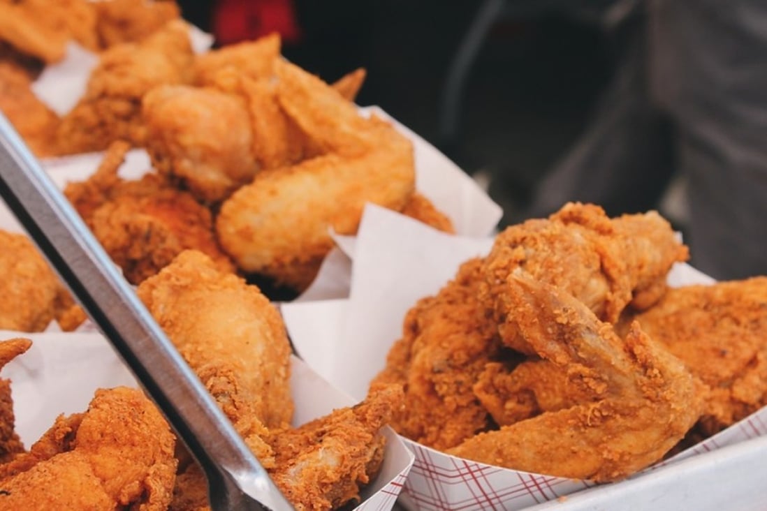 Different types of fried chicken – including ayam penyet, ayam goreng and ayam geprek – have dominated this year’s fast-food orders in Singapore, Malaysia and Indonesia, according to GrabFood, the food delivery service. Photo: Pixabay