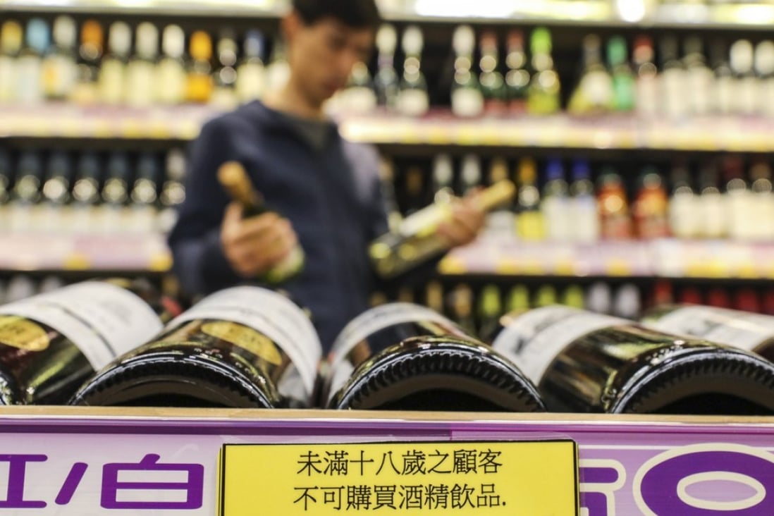 Chan said the government would consider stronger measures to control alcohol consumption, similar to those regulating tobacco. Photo: Dickson Lee