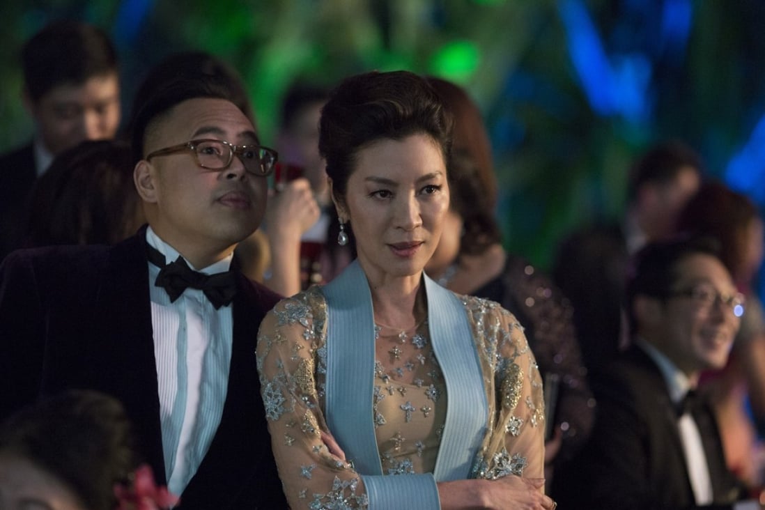 Michelle Yeoh and Nico Santos in a still from Crazy Rich Asians. Her scheming matriarch character pales in comparison to the cloak-and-dagger, life-and-death intrigues of Chinese imperial palace dramas.