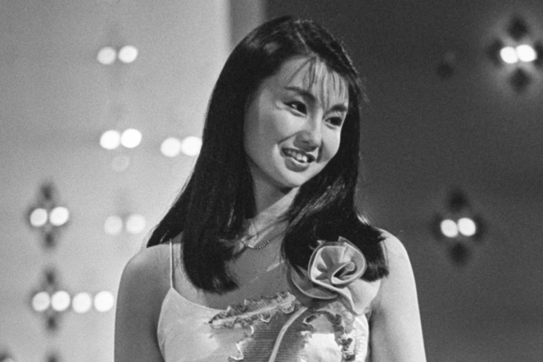 Maggie Cheung Man-yuk at the 11th Miss Hong Kong Pageant in 1983, where she won the first runner-up prize. She went on to have a successful career in acting. Photo: Sam Chan