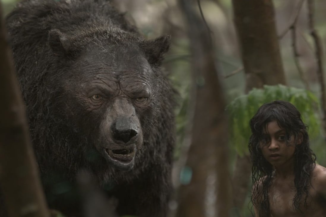 Andy Serkis as Baloo (left) and Rohan Chand as Mowgli in the performance-capture extravaganza Mowgli: Legend of the Jungle. Photo: Netflix