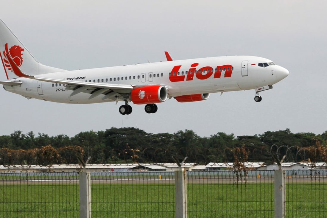 A Lion Air Boeing 737-800 plane. Photo: Reuters