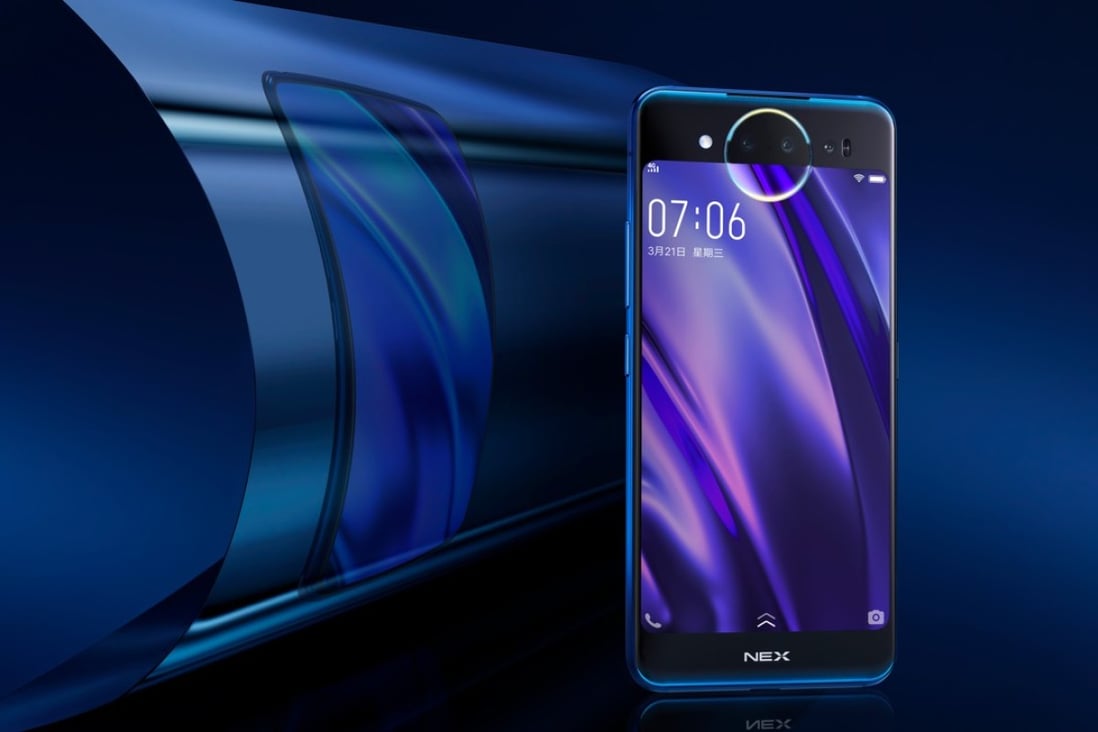 Nex Dual Display Edition phone features a 6.39-inch AMOLED display on the front and a 5.49-inch AMOLED rear display with triple cameras. Photo: Handout