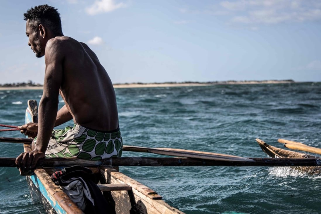 Malagasy fishermen see their traditional way of life threatened by the presence in their waters of Chinese fishing boats following the signature of a fishing agreement between Chinese investors and Madagascar business entities. Photo: AFP