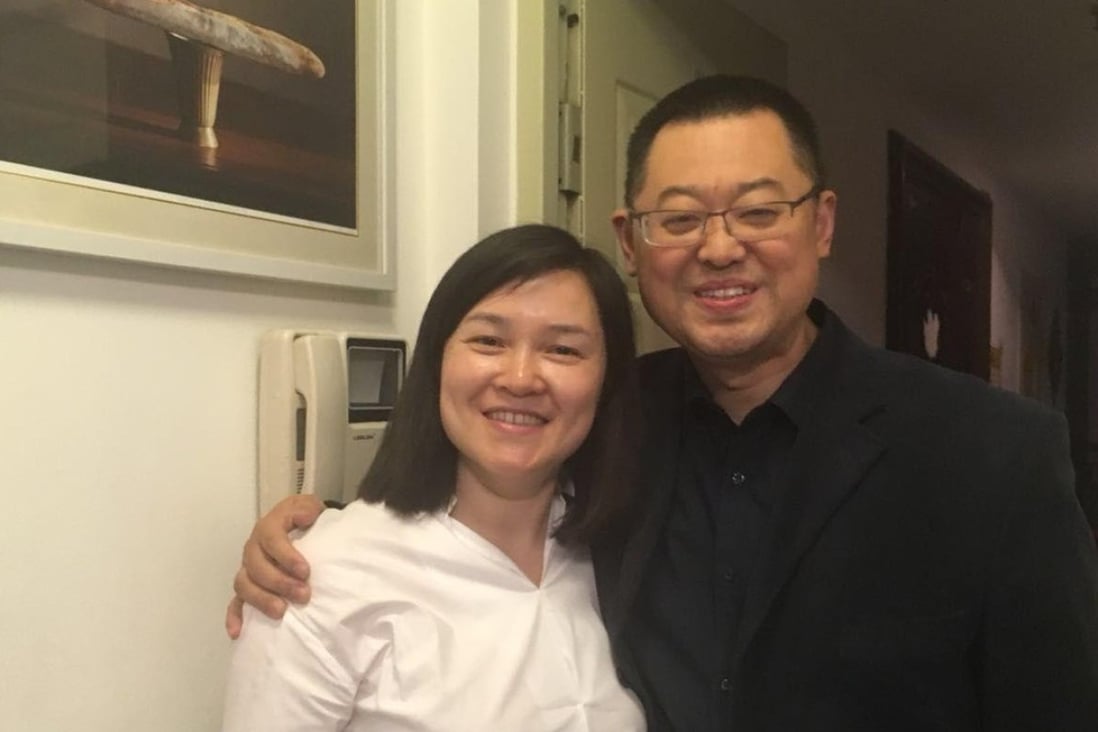 Chinese Christian Pastor Wang Yi is seen with wife Jiang Rong at their home on May 12. Both members of the evangelical Early Rain Covenant Church, they were taken by Chinese authorities on Sunday December 9, 2018. Photo: Early Rain Covenant Church via Facebook