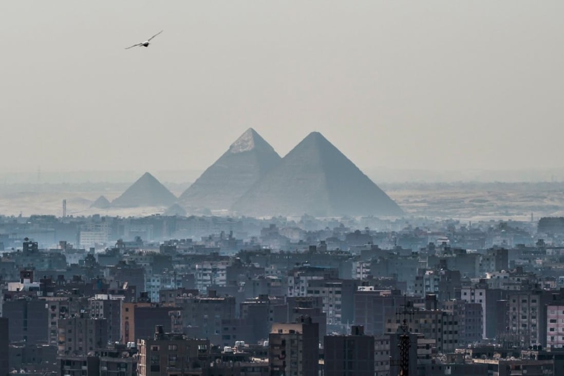 The Pyramids of Giza on the southwestern outskirt of the Egyptian capital Cairo as of February 28, 2018. Photo: Agence France-Presse