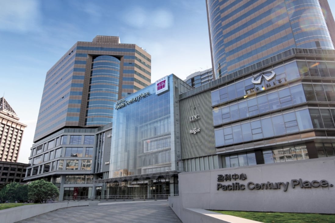Pacific Century Place in Beijing. Gaw Capital Partners transformed the 75,000 square metre, old-fashioned retail space into a brand new office tower. Photo: SCMP Handout