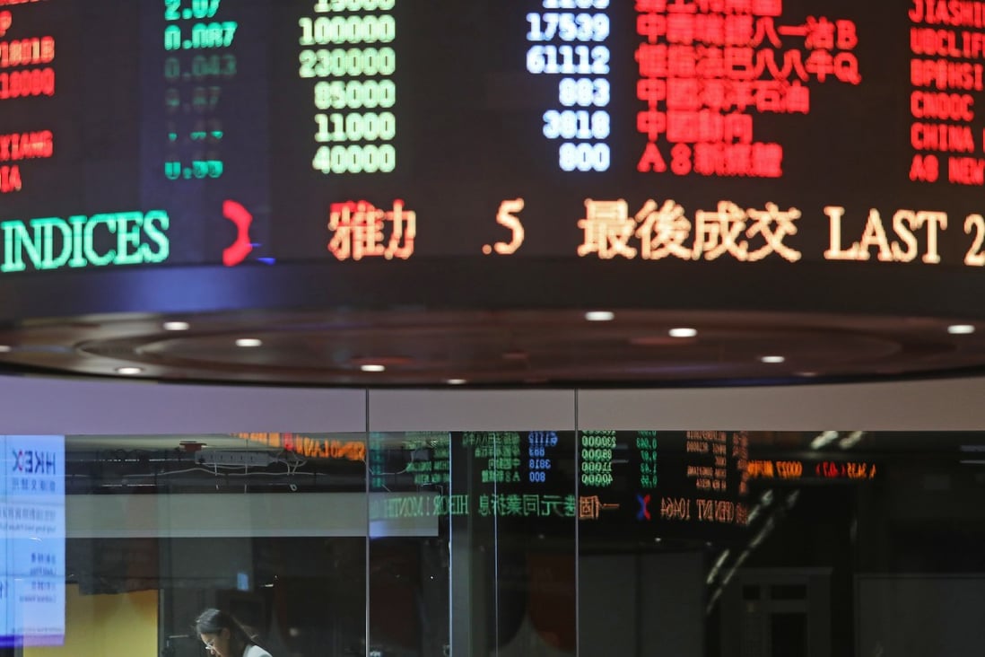 The Hang Seng Index fell 1.3 per cent for the week. Photo: Sam Tsang