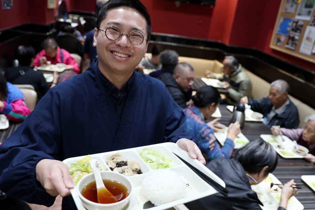 Ng Po-sin, founder of Grateful Free Vegetarian Restaurant. Photo: Winson Wong