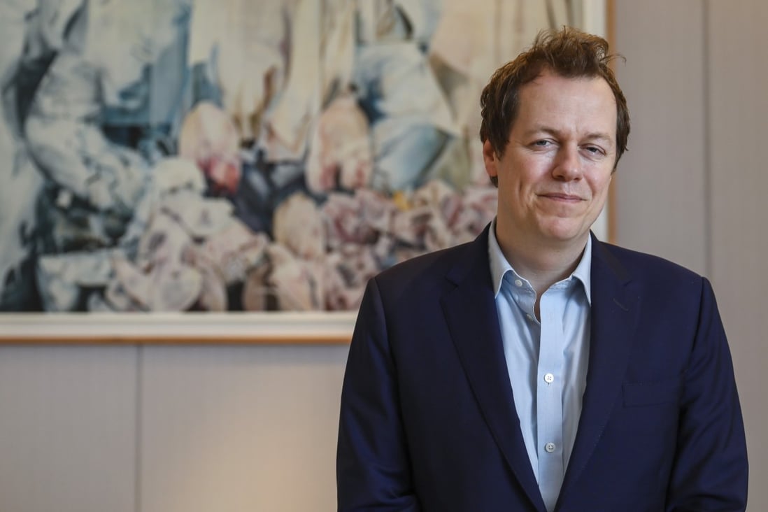 Food writer Tom Parker Bowles, in Central, in Hong Kong. Picture: Sam Tsang