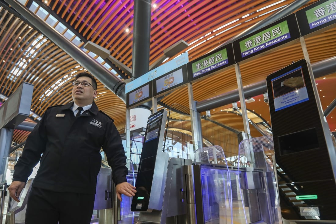 Immigration Machine More than 100 new automated immigration channels to make the processing ...