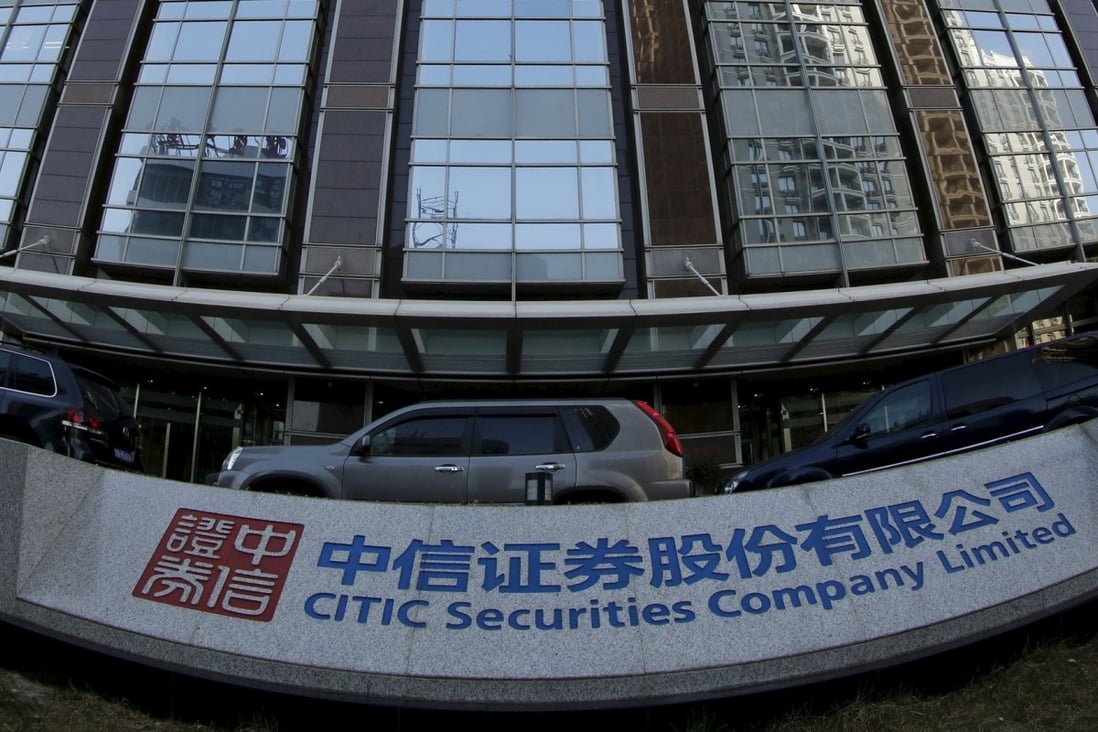 The Citic Securities head office in Beijing. Photo: Reuters