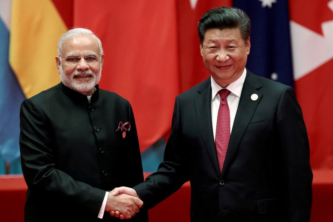 Indian Prime Minister Narendra Modi and Chinese President Xi Jinping in 2016. Photo: Reuters