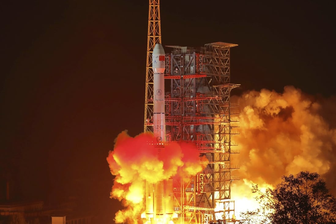 The Chang'e 4 lunar probe launches from the Xichang Satellite Launch Centre in southwest China's Sichuan Province. Photo: Xinhua via AP