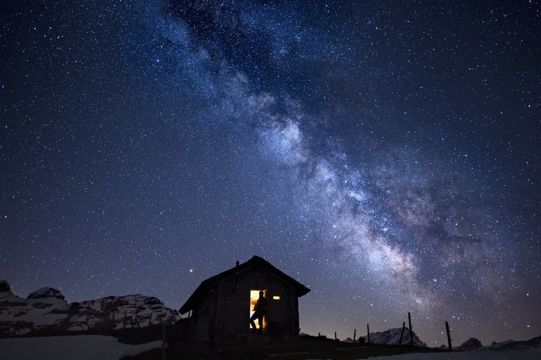 A view of the Milky Way from Ormont Valley, Switzerland in May 2018. Photo: EPA/ANTHONY ANEX