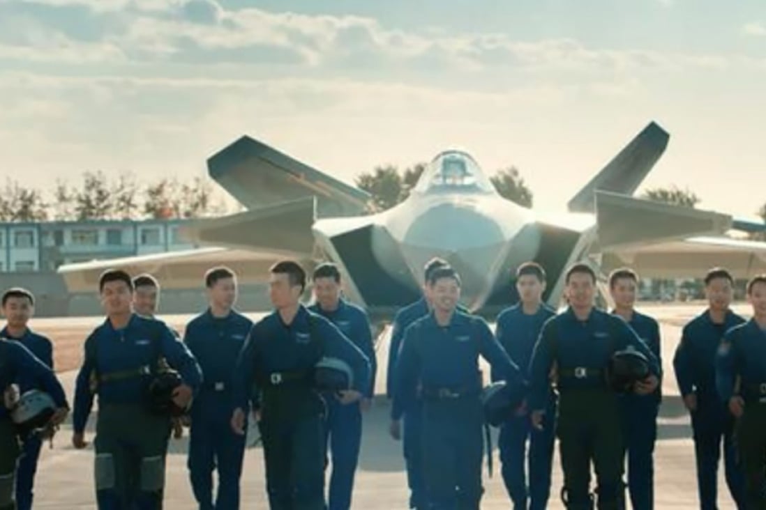 China’s air force released a promotional video this week as part of a campaign to find new recruits. Photo: Sina