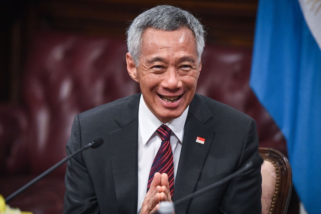 Singapore’s leader Lee Hsien Loong is eyeing an early election. Photo: AFP