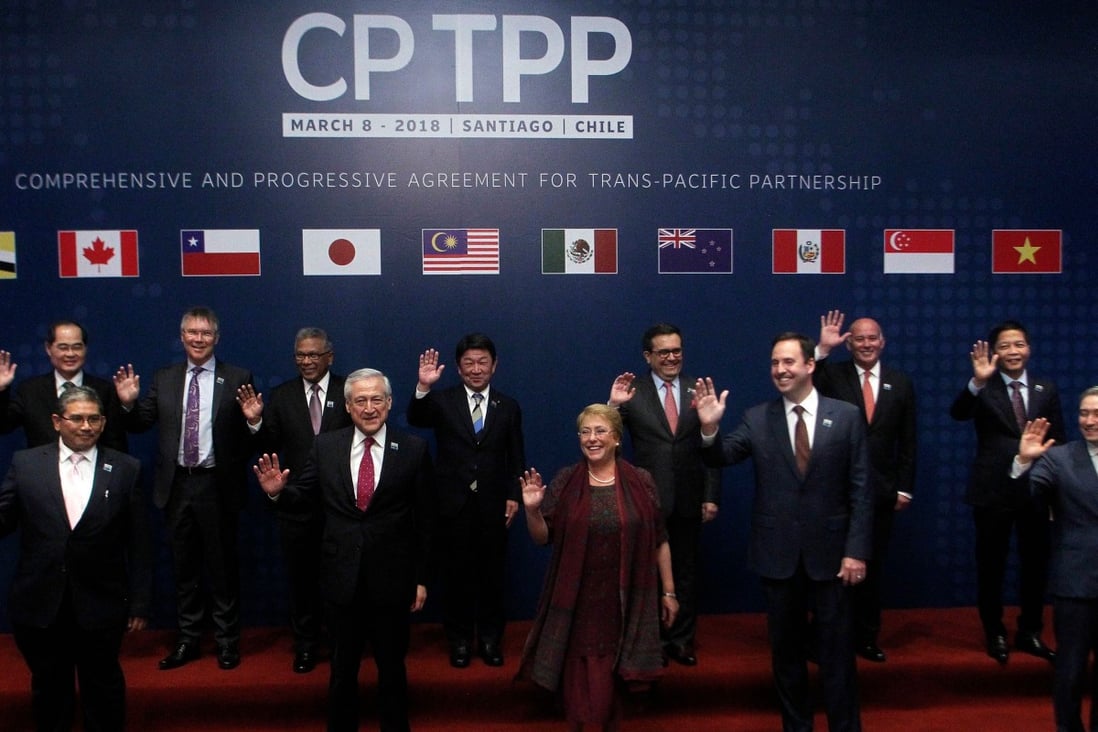 They’re happy to be in the CPTPP. Would China be, too? Photo: AFP