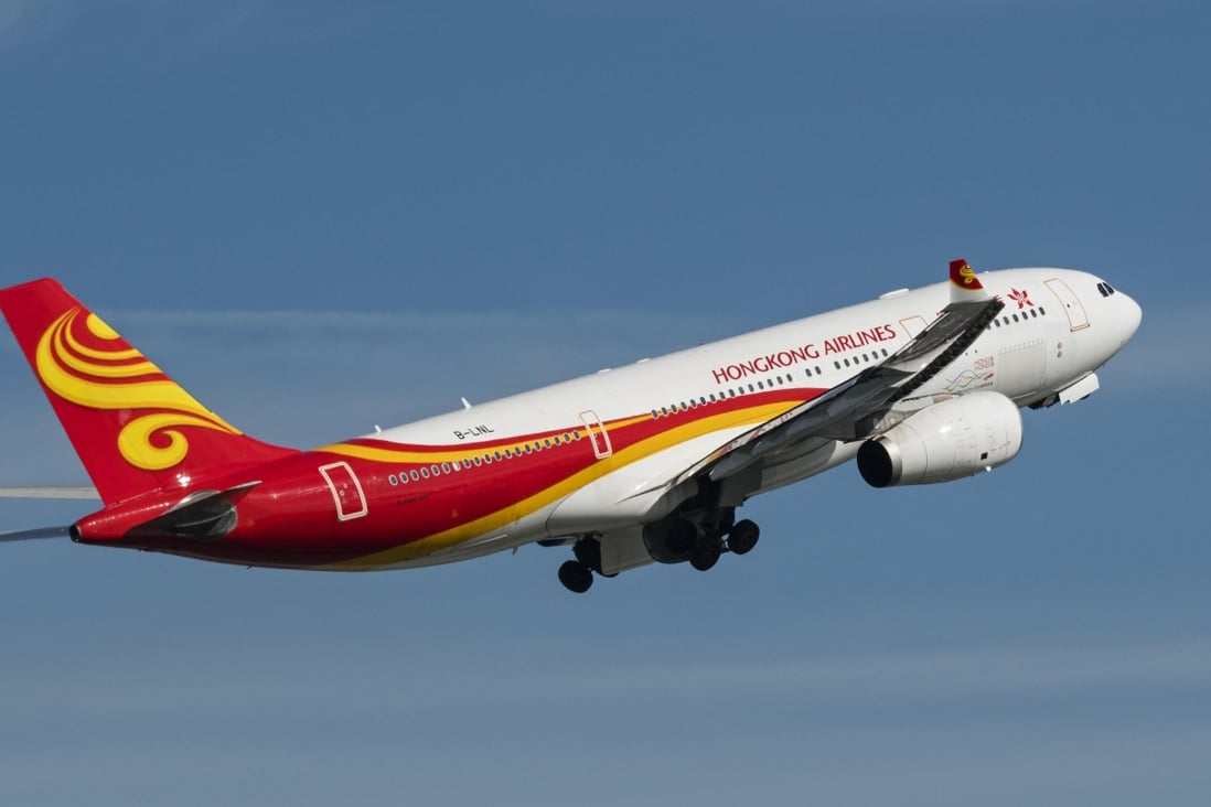 A Hong Kong Airlines aircraft takes off from Vancouver International Airport. Credit: Bayne Stanley/ZUMA Wire/Alamy Live News