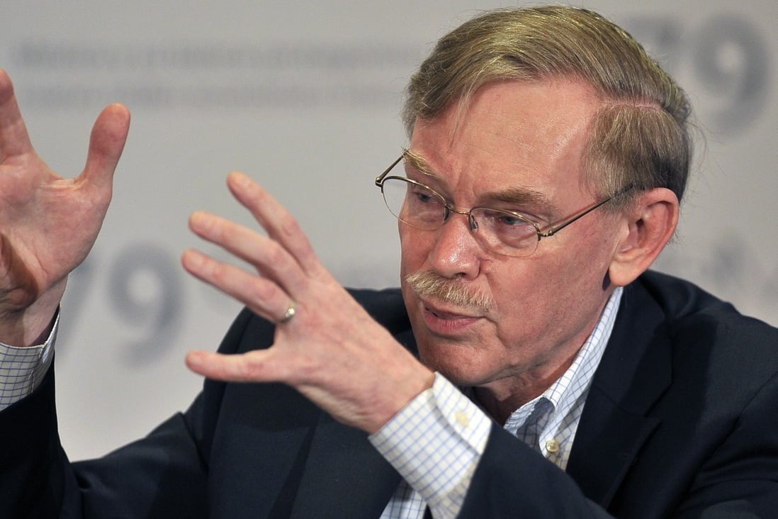 Former World Bank president Robert Zoellick disagrees with US President Trump’s trade war, saying “You can’t contain China”. Photo: AFP