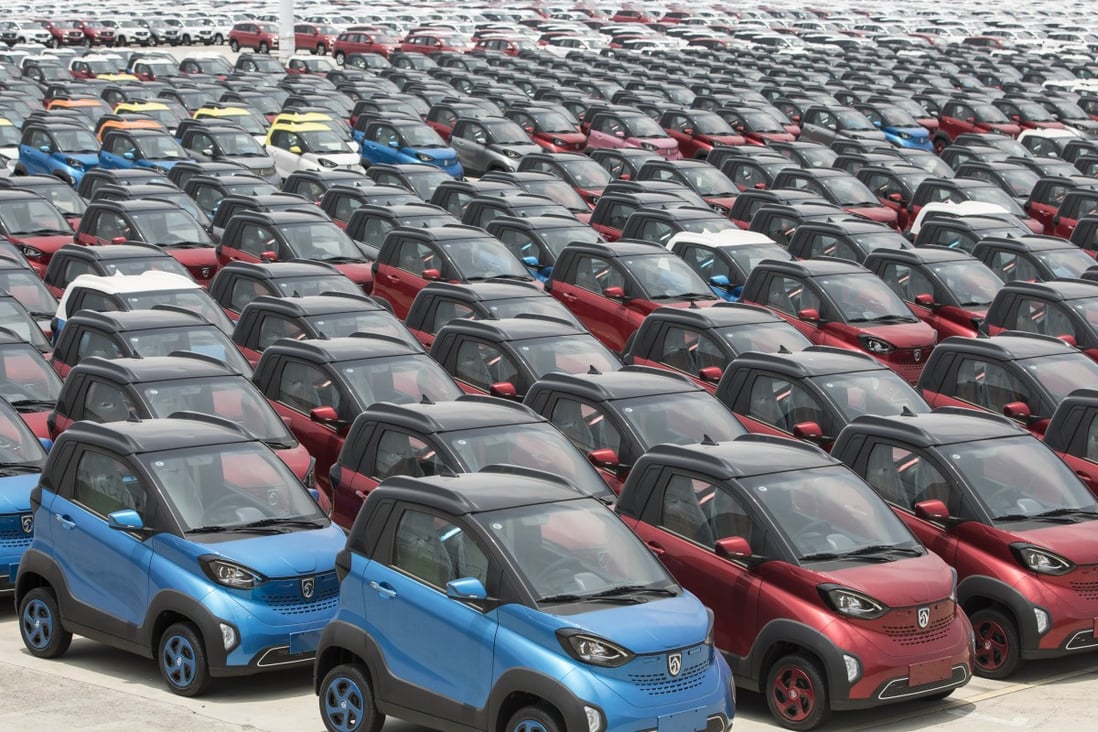 China is estimated to have as many as 500 EV start-ups. Photo: Bloomberg