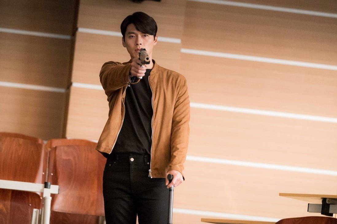 Yoo Jin-Woo (played by Hyun Bin) in a climactic scene from Memories of the Alhambra. Picture: Netflix