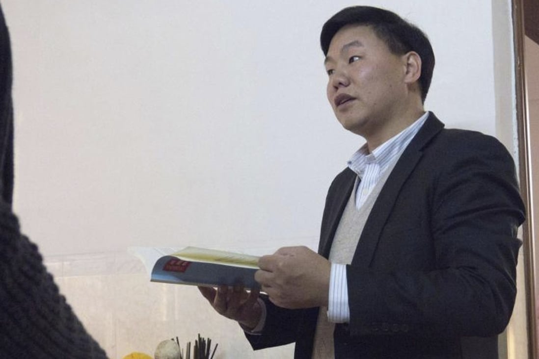 Activist Zhang Zhiru was arrested in Guangdong province on Sunday. His ex-wife said the family would try to see him once they had received official notification. Photo: Handout