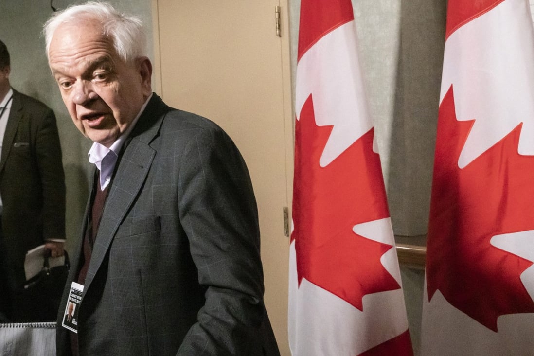 John McCallum, Canadian ambassador to China, caused surprise with his remarks in relation to US plans to extradite Huawei CFO Sabrina Meng Wanzhou. Photo: AP