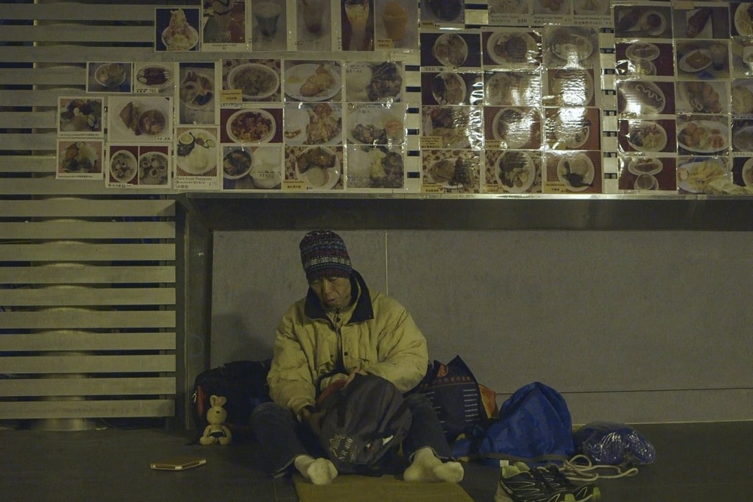 Simon Lee, 52, is homeless by choice. Photo: Mantai Chow