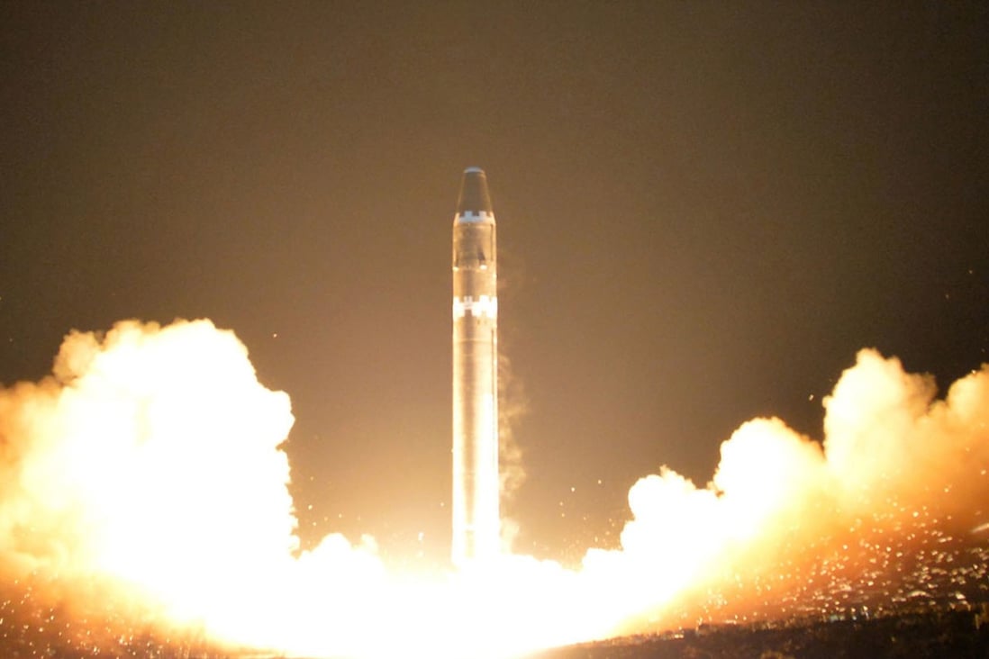 A North Korean ICBM. Photo: AP