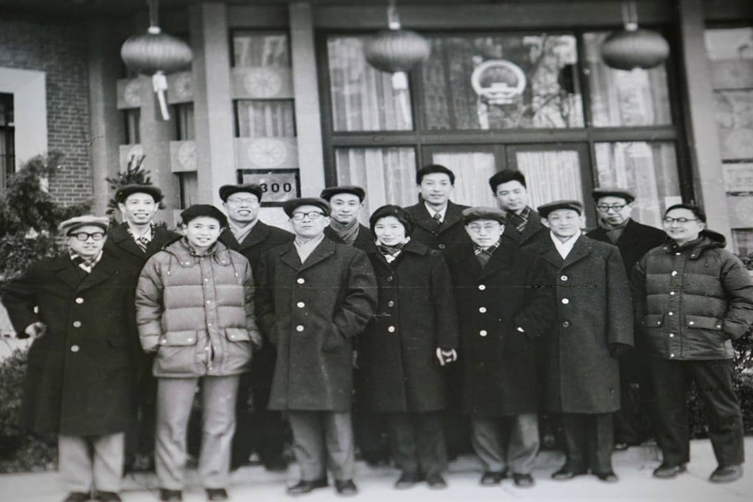 Members of the first group of Chinese students to travel to the US for university study in the late 1970s.
