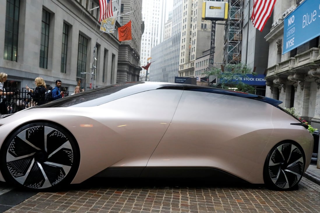 Chinese electric vehicle company Nio makes a big impression on Wall Street as it joins the New York Stock Exchange in September last year. Photo: Reuters