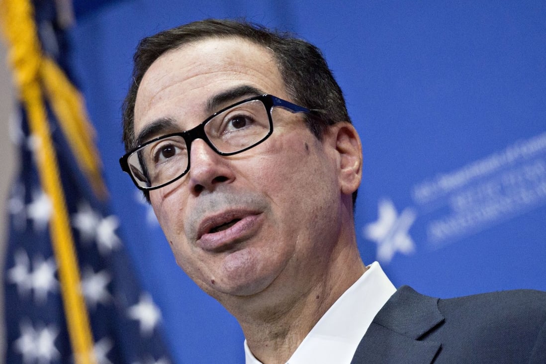 Mnuchin says US and Chinese officials are working “around the clock” to reach an agreement by the March 1 deadline. Photo: Bloomberg