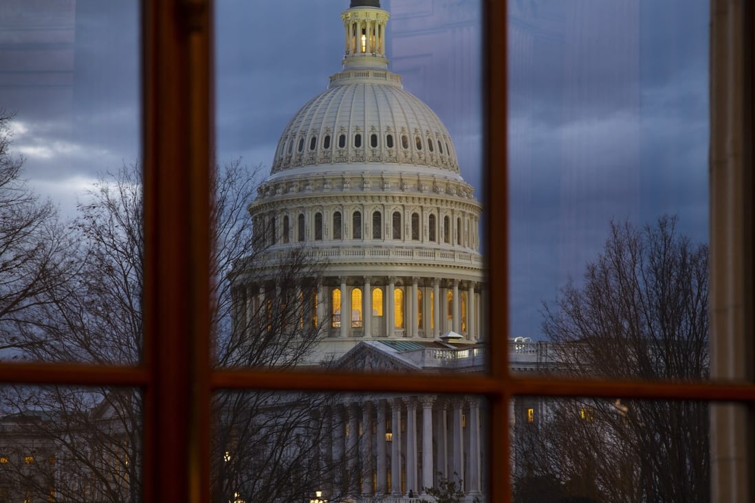 The Capitol is seen from the Russell Senate Office Building. Photo: AP