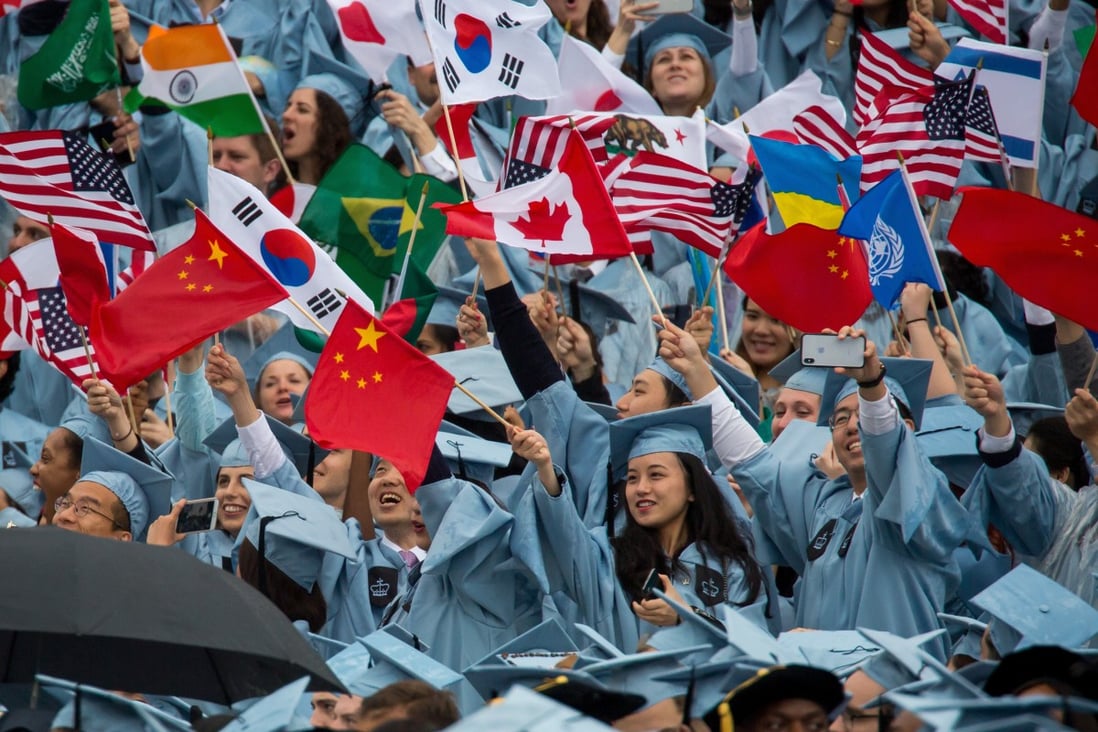 Chinese students make up about 30 per cent of America’s international student population. Photo: Xinhua