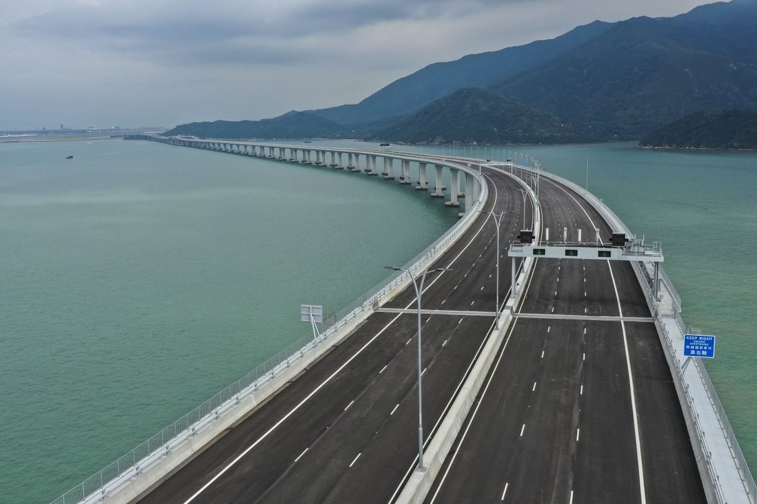 The Hong Kong-Zhuhai-Macau Bridge opened in October. Now Zhuhai wants a new one linking it with Shenzhen. Photo: Winson Wong