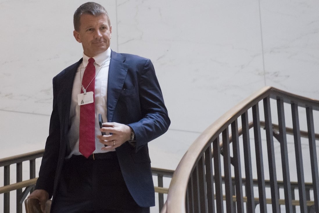 Erik Prince says he has no plans for any activities in Xinjiang. Photo: AFP